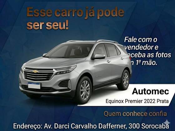 CHEVROLET EQUINOX 1.5 16V TURBO GASOLINA PREMIER AWD AUTOMÁTICO CHEVROLET EQUINOX 1.5 16V TURBO GASOLINA PREMIER AWD AUTOMÁTICO